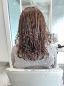 ファイブボックスヘアー 広島(five vox hair) 予防美容ケアカラーミルクティベージュ