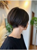 エフォートレス×ショートボブ