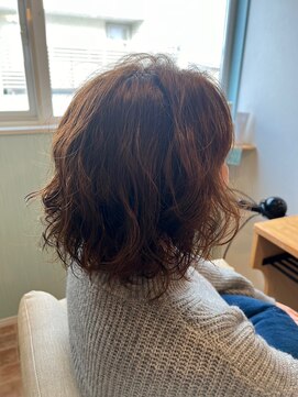 ヘアサロン ワンワールド(Hair Salon One World) ふんわりカーリーボブ