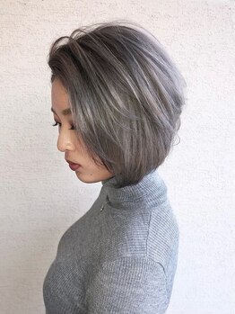 ヘアメイク アリープ(HAIR MAKE ALEAP)の写真/【ミリ単位の拘り!!小顔見せ*】経験豊富な人気スタイリストが創る骨格に合わせた小顔カットが話題★