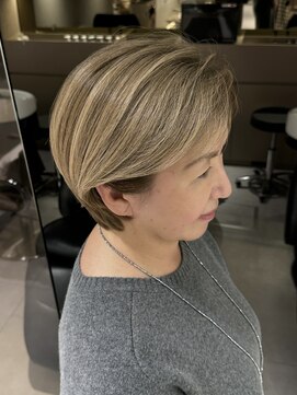 メゾンマイル 恵比寿(maison mile) ハッシュカット/似合わせカット/グレージュブラウン[恵比寿駅]