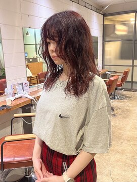 リンネ(Lin'ne) ロングパーマ/暖色カラー