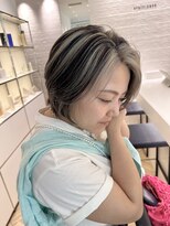 ステア ケース(stair case)&nbsp;メリハリハイライト　筋太め　ショートヘア