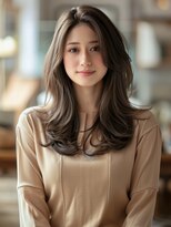 アルトリスト(Altruist Aging×HAIR&SPA)&nbsp;★ダークアッシュ大人ガーリーボブ着物ミディアムレイヤーカット