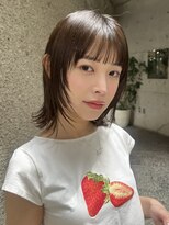 メゾンアクア 表参道(Maison ACQUA)&nbsp;+ウルフボブウルフ/小顔/ネビージュ/ボブルフ/黒髪/ワンレン