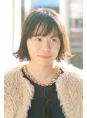 [BEAUTRIUM鎌倉小町]顎上切りっぱなしボブ[渡沼一喜]