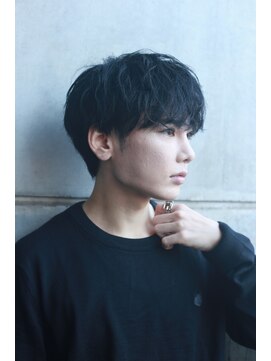 リノ 吉祥寺(Lino kichijoji) 無造作マッシュ黒髪ブルーブラック