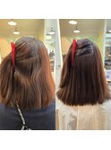 縮毛矯正も人気です!