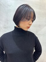 ロンドポレール 北千住(Lond polaire)&nbsp;ウェーブミディアムメルティカラー×ブリーチなしボブ韓国