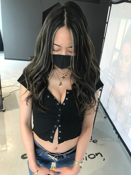 キング(K!ng) 縮毛矯正髪質改善ハイライトレイヤーカット枚方美容室エクステ