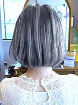 ブレイズヘアー(BLAZEhair) 【脱白髪染め】ホワイトバレイヤージュ×ブリーチ3回