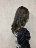 カーキーアッシュ　カーキーグレージュ　グレージュ　くすみ系