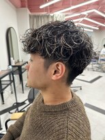 ロウ トウキョウ 八王子店(RAW TOKYO)&nbsp;シャドウパーマ　ダウンパーマ　ホワイトメッシュ　八王子