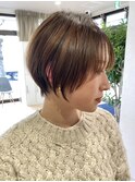 ショートカラー髪質改善