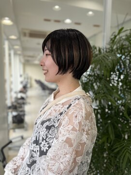 ハピネス 西大寺店(Happiness) 【50代・60代限定】まとまり艶ショートボブ/髪質改善／mami