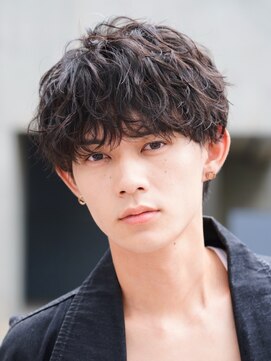 フィフス 栄(fifth) 名古屋栄シャドウパーマメンズカット無造作パーマ30代マッシュ