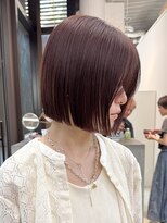 ミィ 表参道(mee.) 似合わせカット ボブヘア 縮毛矯正 ミニボブ 切りっぱなしボブ