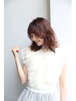 マッシュアンドマッシュアヴェダ ららぽーと福岡店(mash&mash AVEDA)&nbsp;ニュアンスカール☆ナチュラルピンクブラウン/20代30代40代◎