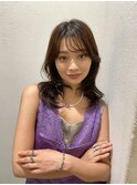 レイヤーカット/ミディアムレイヤー/髪質改善/顔まわりカット