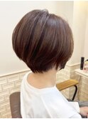 丸みショートボブ【奈良市】