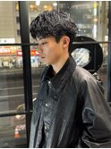 スパイキーショート/フェザーパーマ/ニュアンスパーマ/新宿