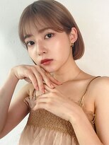 オーバルヘアー(OVAL hair)&nbsp;透明感セピアベージュ/ショートボブ