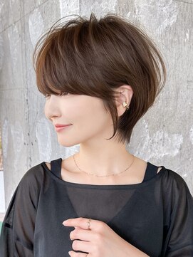 ショートヘア/分け目なし/イメチェン/30代40代50代60代/表参道