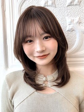 ガーデントウキョウ(GARDEN Tokyo) 【くびれ/ミディアム/美髪/透明感/レイヤー/シアーベージュ】