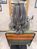 サニー 渋谷(SUNNY)&nbsp;バレイヤージュ、ハイライト、レイヤーカット、グレージュ