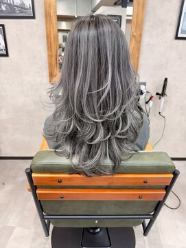 サニー 渋谷(SUNNY) バレイヤージュ、ハイライト、レイヤーカット、グレージュ