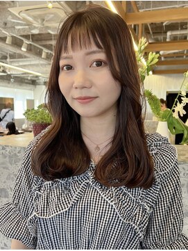 マッシュ チャヤマチ(MASHU chayamachi) 柔らか透明感/ブリーチなし/オリーブブラウン/大阪梅田