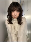 ミディアムレイヤーミディアムパーマウェーブパーマボブ