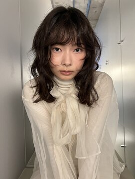 ナヌーク ダイカンヤマ(nanuk daikanyama) ミディアムレイヤーミディアムパーマウェーブパーマボブ
