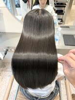 キュア 池袋(CURE)&nbsp;6トーン透明化ミントベージュ×髪質改善ストレート #130