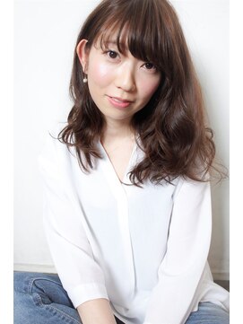 ルークス 中央林間(LOOOKS) 大人の髪色　モカブラウン×セミロングスタイル