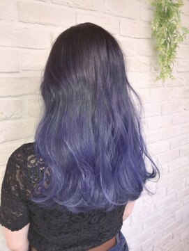 アンククロス 表参道(ANKH CROSS) ANKHCROSS表参道店　ネイビーブルーグラデーション