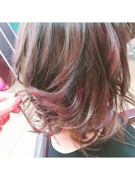 シード(Syead) ピンク×メッシュ×グレージュ【八王子】【府中】【日野】