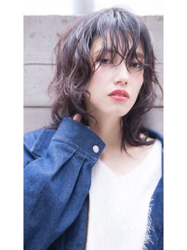 エイミー(Aimee) Aimee 3D波ウェーブ×ラベンダーグレージュ