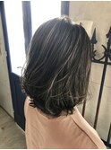 グレージュハイライト