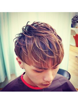 美容室 綺麗 2ブロックマッシュ