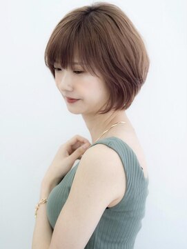 ヘア アンド スパ エジェリ プリム(hair&spa egerie prime) 大人の丸みショート/グレージュカラー/30代40代50代