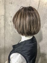 サロンドミルク 溝の口店(salon de MiLK)&nbsp;コントラストのある脱白髪染めハイライト