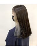 ロング×ホワイトベージュ