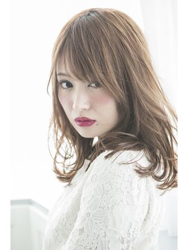 ミエル ヘア 新宿(miel hair) 〈mielhair新宿〉フリンジバング ナチュラルミディ☆【新宿】