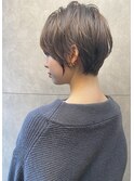 白髪ぼかしハイライト/絶壁解消/ひし形大人ショートボブ/聖