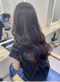 【お客様スタイル】くびれロング 艶髪 バイオレットグレージュ