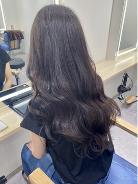 ソヨン 名古屋店(SOYON) 【お客様スタイル】くびれロング 艶髪 バイオレットグレージュ