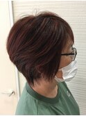 ハイライトショートヘア