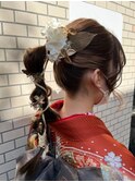 ☆着物ヘアアレンジ　ダウンスタイル☆/30代40代50代