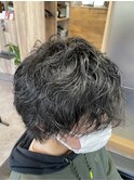 縦落ちコイルパーマ×レイヤースタイル